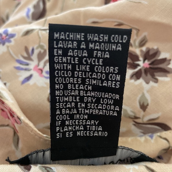 Vintage Jamie Brooke long floral spring summer button front maxi dress - Picture 4 of 13